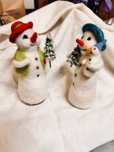 CLASS- Needle felting - Snowman