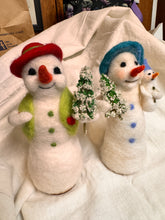 CLASS- Needle felting - Snowman