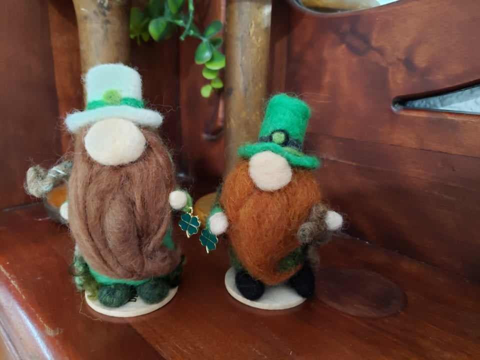 CLASS -Needle Felted Leprechaun