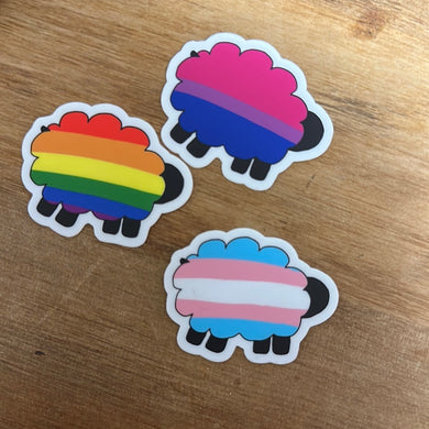 AT Designs sheep sticker