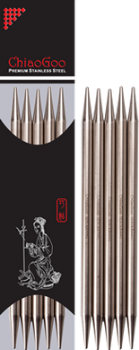 ChiaoGoo 6 inch Stainless Steel Double Point Needles