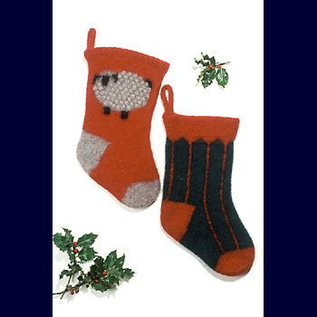Felt Christmas Stockings – Little Hawk Yarns