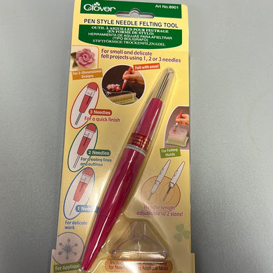 Pen style needle felting tool