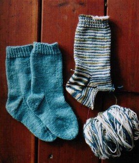 PATTERN- Easy Childs Light Weight Sock