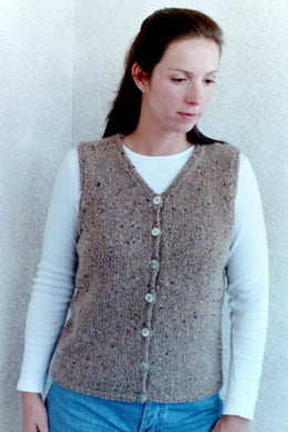 PATTERN- Basic Cardigan Vest for Women